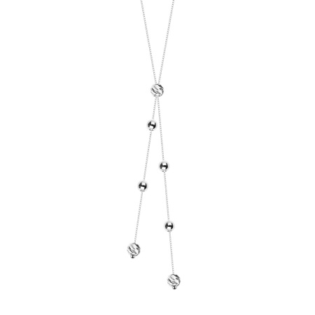 Naszyjnik srebrny z kuleczkami