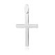 Srebrny rodowany krzyżyk gładki
