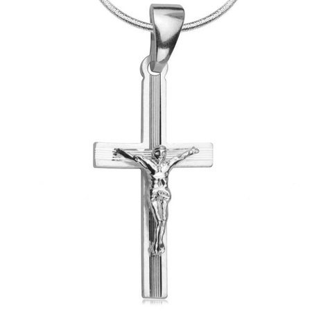 Zawieszka krzyżyk srebrny