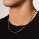 Łańcuszek srebrny figaro