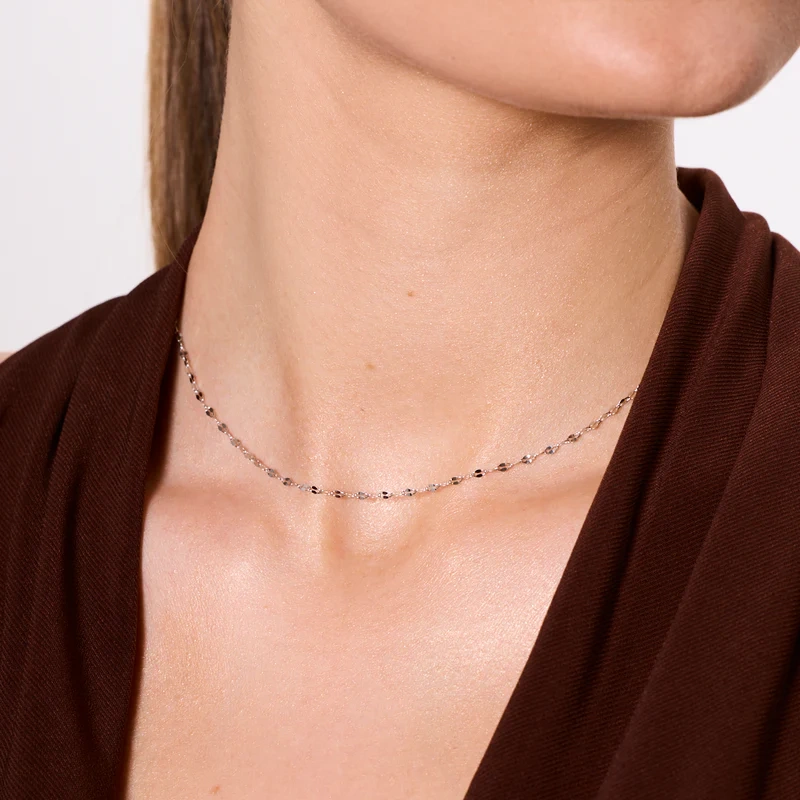 Naszyjnik srebrny łańcuszek