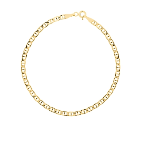 Złota bransoletka splot gucci