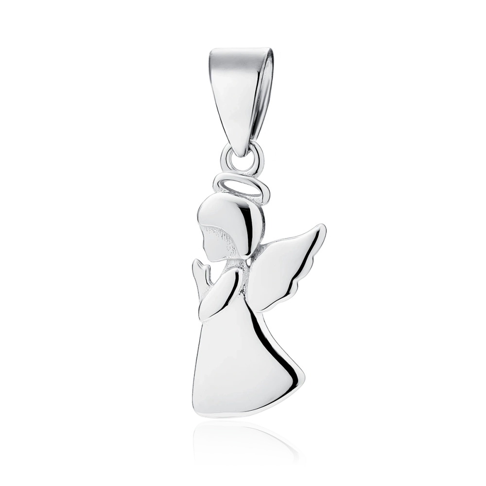 Zawieszka srebrna aniołek