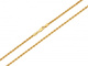 Łańcuszek złoty splot korda 45 cm