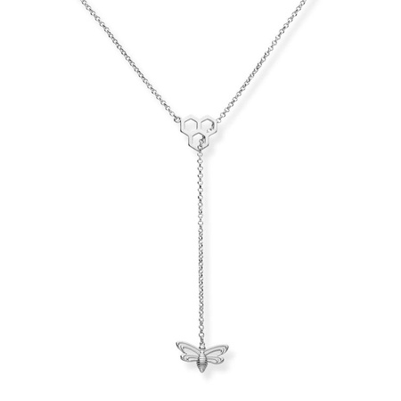 Naszyjnik srebrny z pszczółką krawatka