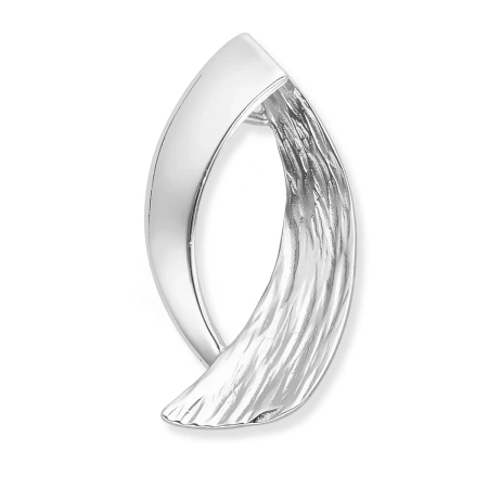 Zawieszka srebrna młotkowana