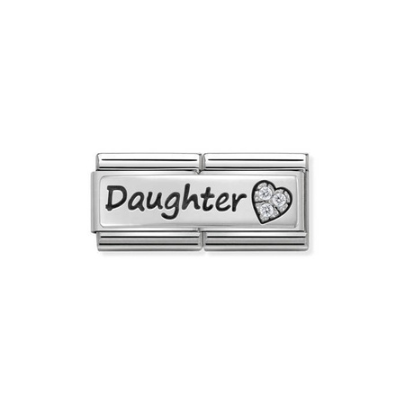 Element link do bransoletek Nomination Composable Stal + Srebro 925 daughter