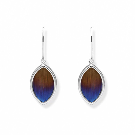 Kolczyki srebrne z tytanem