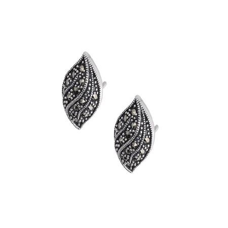 Kolczyki srebrne z markazytami