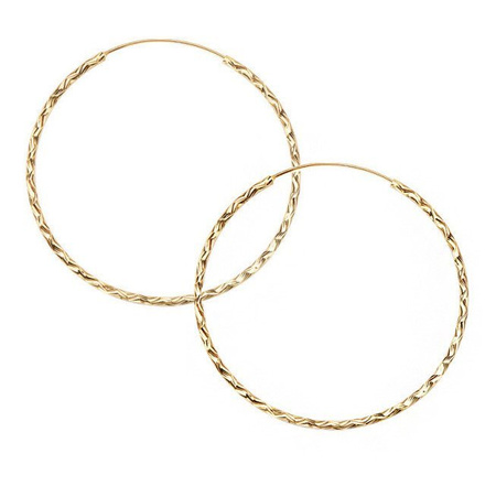 Srebrne pozłacane kolczyki koła diamentowane