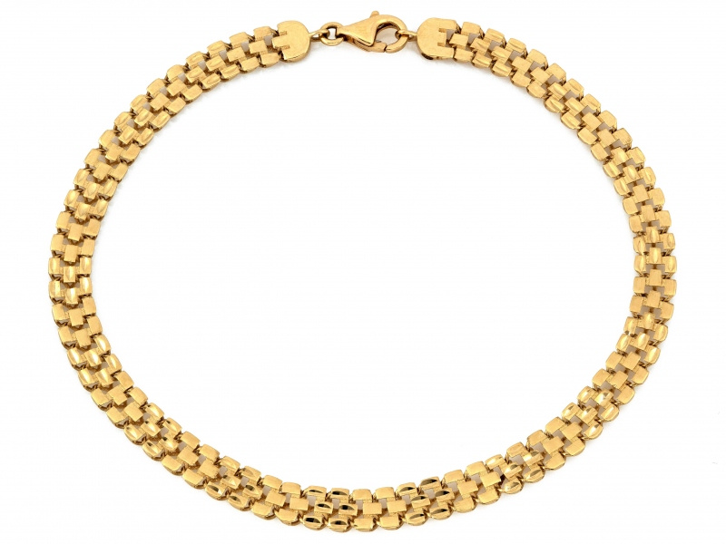 Bransoletka złota taśma