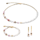 Bransoletka GeoCUBE® Mini Fusion Pearls w kolorze złoto-różowym