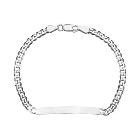 Bransoletka srebrna pancerka
