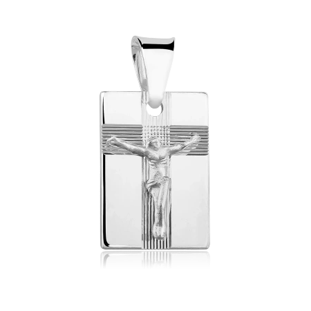 Medalik srebrny z Jezusem Chrystusem