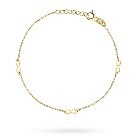 Bransoletka z trzema znakami nieskończoności