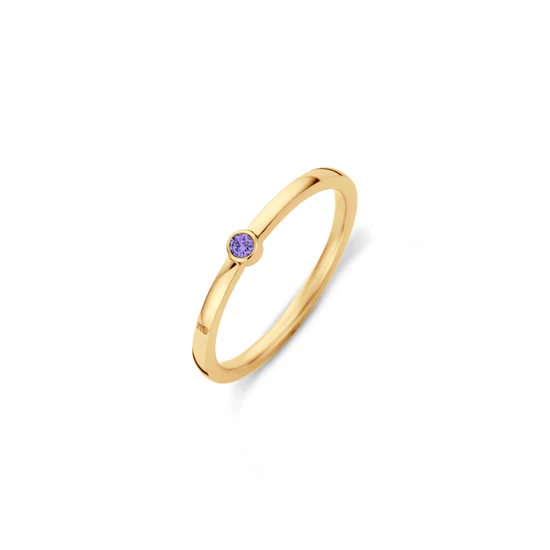 Melano Friends Mini CZ Ring Tanzanite