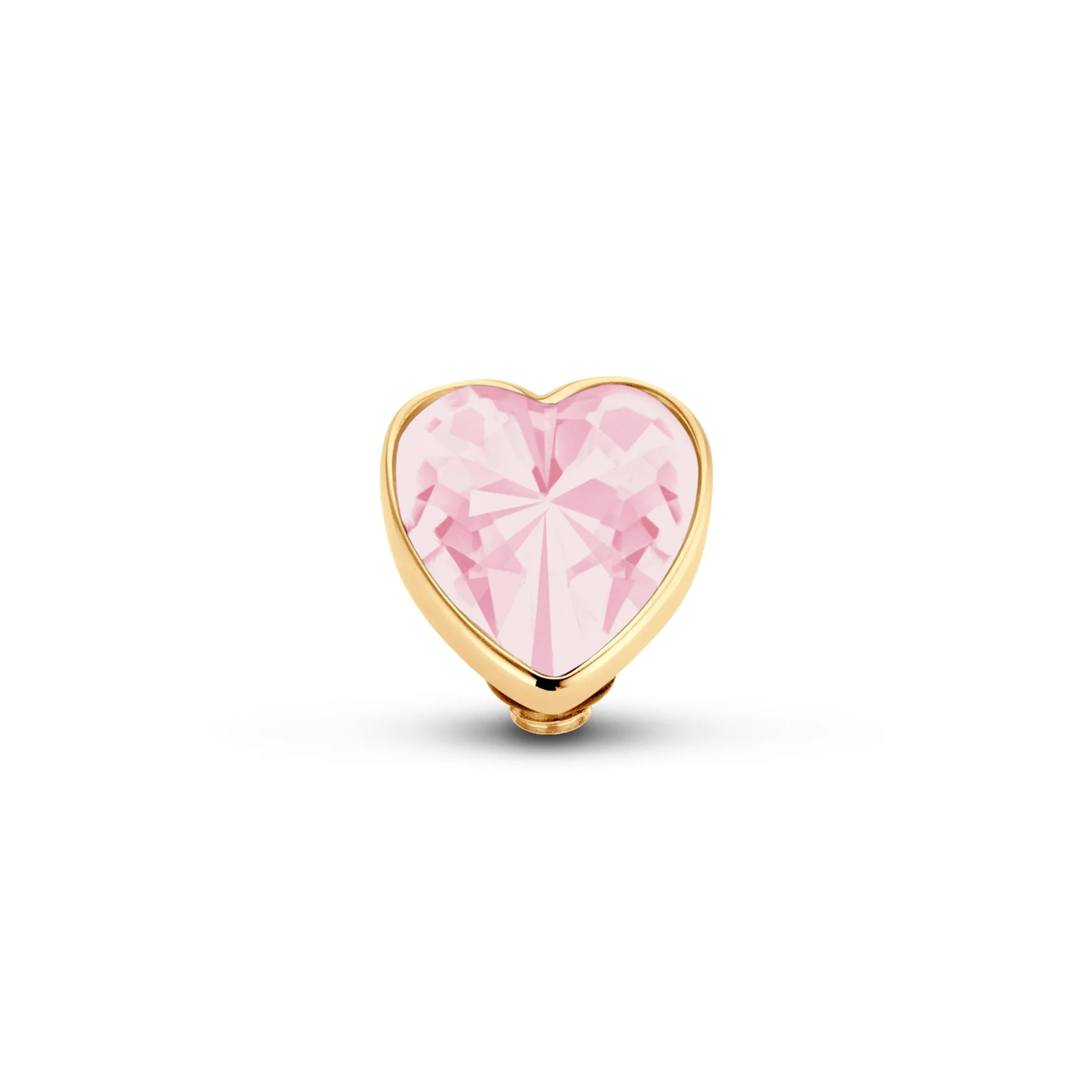 Melano Twisted Stone Heart Milk Pink