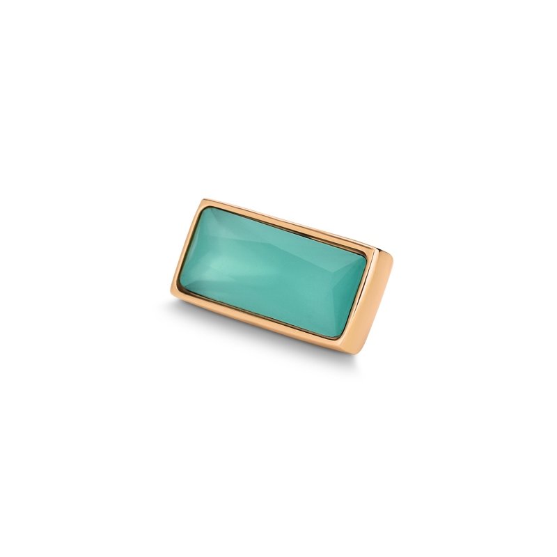 Melano Twisted stone RECTANGLE TURQUOISE