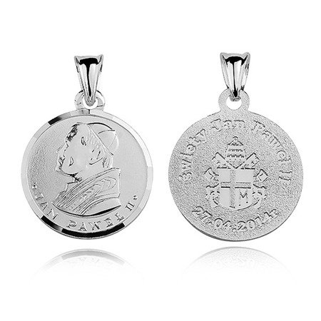 Srebrny medalik, Święty Jan Paweł II